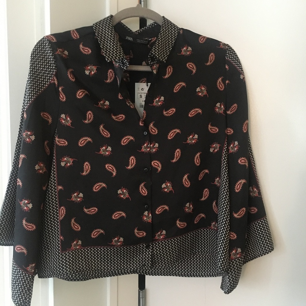 Zara Western Style Shirt/Blouse